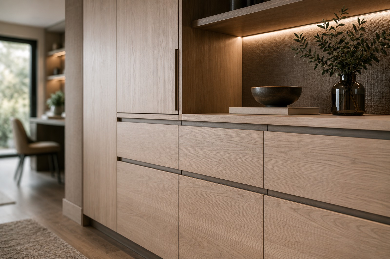 Meble kuchenne na wymiar z wyspą - pracownia House Kraków